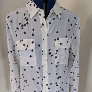NWT Equipment Femme starry 100% silk blouse